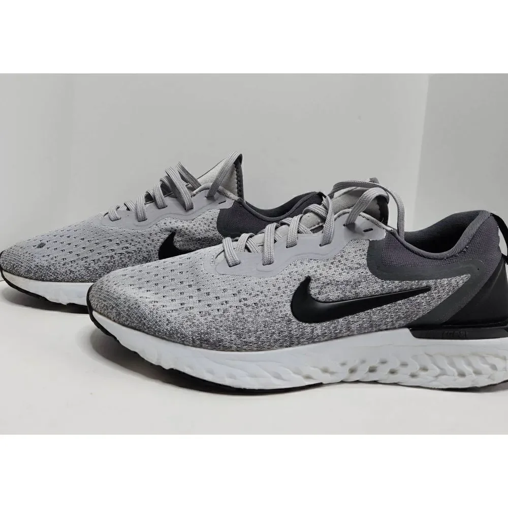 Nike Womens Odyssey React Running Shoes AO9820-003 Size 10 Gray Black